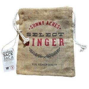 Now designs burlap ginger sack